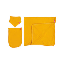 Load image into Gallery viewer, COTTON BLANKET COMBO 3 PIECE SET - Blanket, Burp Cloth & Bandana Bib