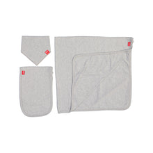 Load image into Gallery viewer, COTTON BLANKET COMBO 3 PIECE SET - Blanket, Burp Cloth &amp; Bandana Bib
