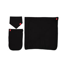 Load image into Gallery viewer, COTTON BLANKET COMBO 3 PIECE SET - Blanket, Burp Cloth &amp; Bandana Bib
