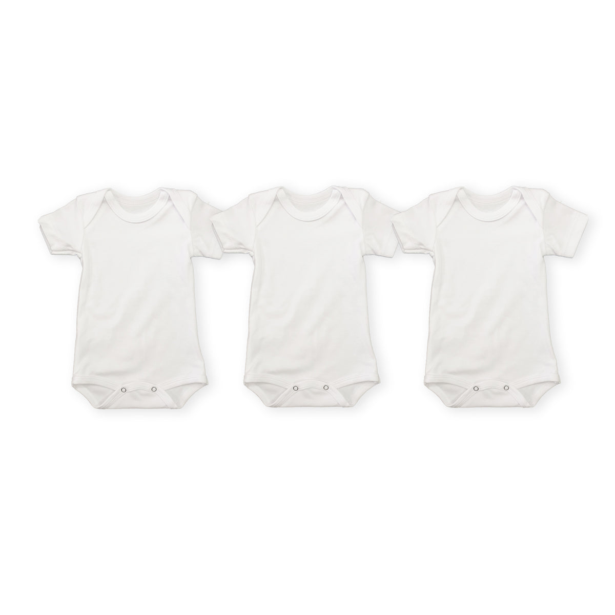 SHORT-SLEEVE 3 Pack Cotton Bodyvest – Baby Republic Clothing