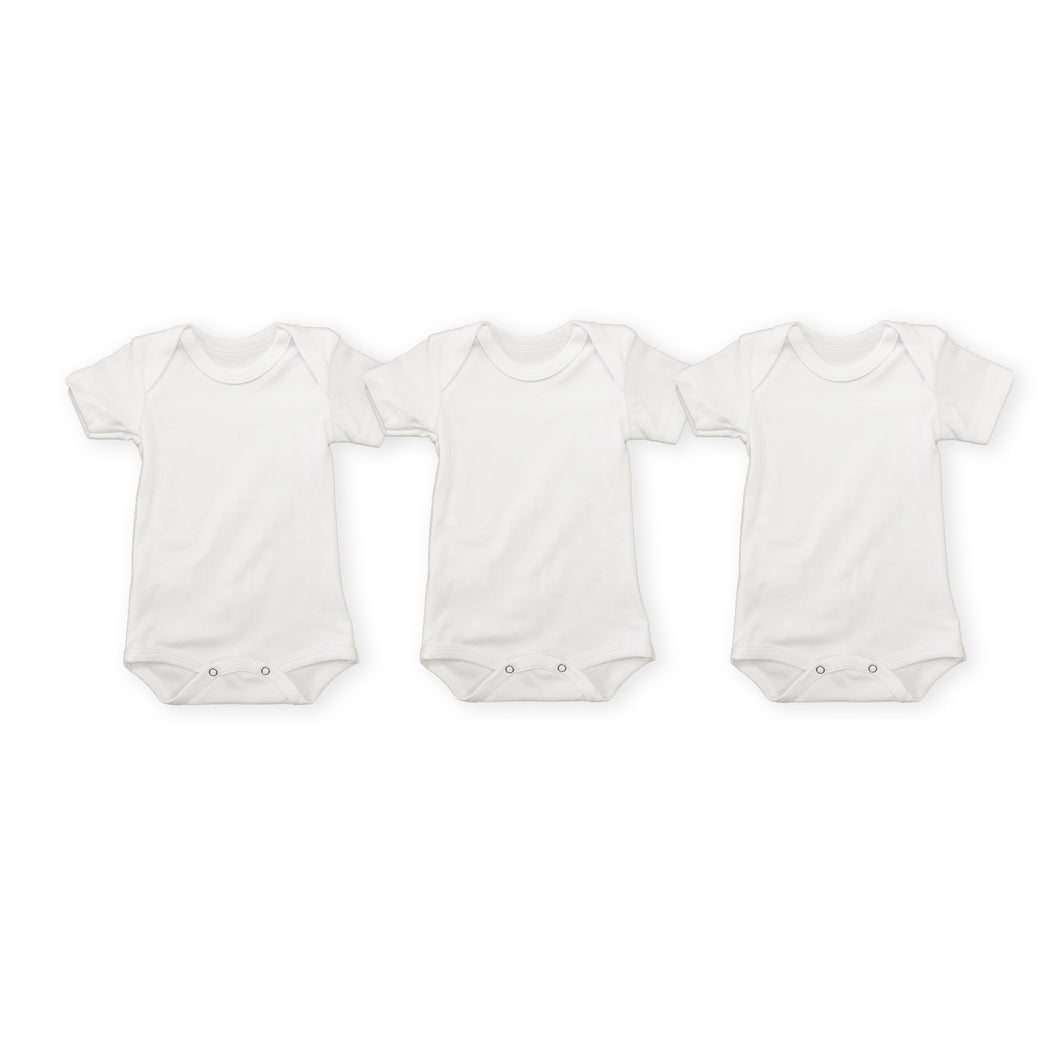 SHORT-SLEEVE 3 Pack Cotton Bodyvest